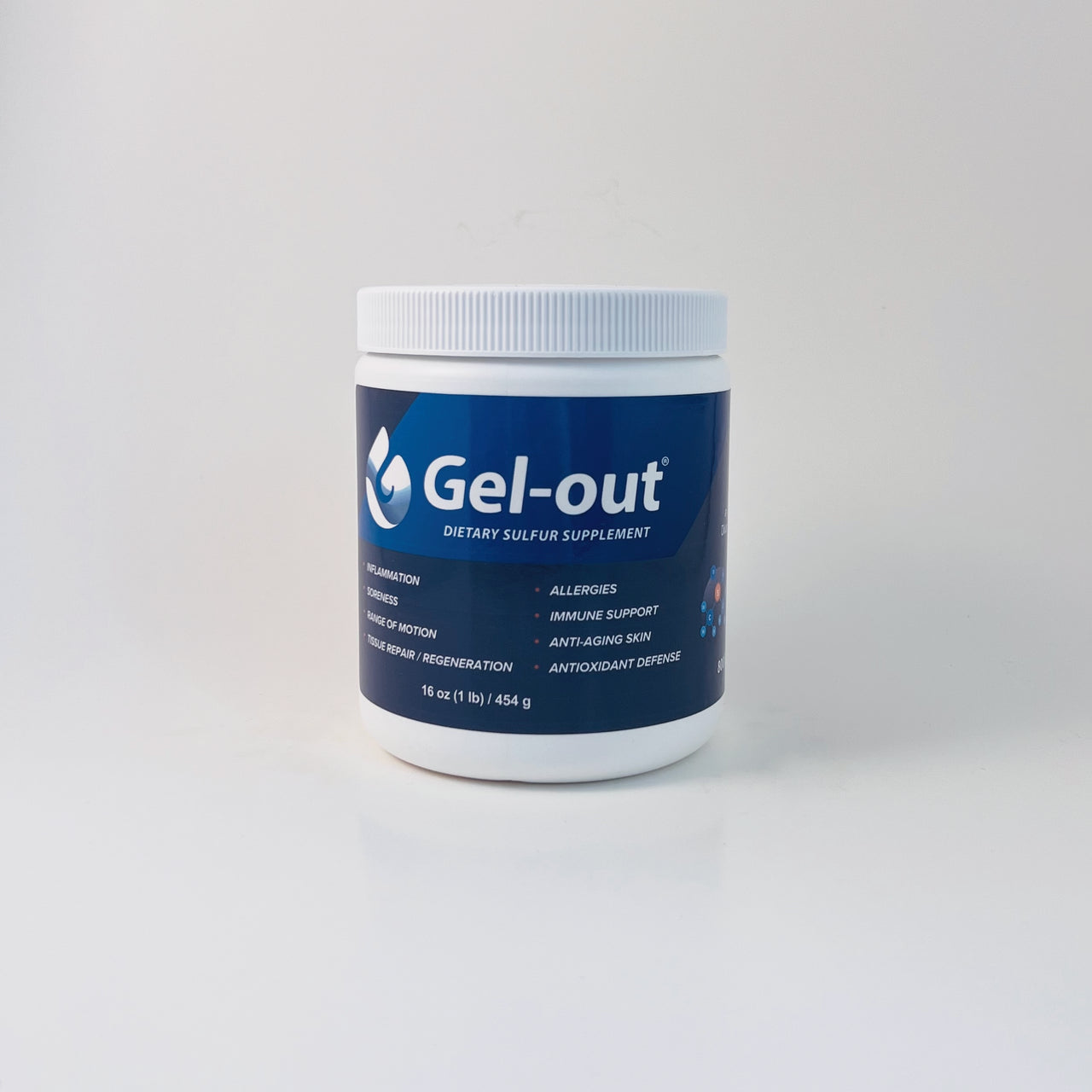 Gel-out® MSM 16oz. Flakes